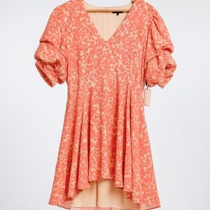 1STATE Pink & White Floral Dress